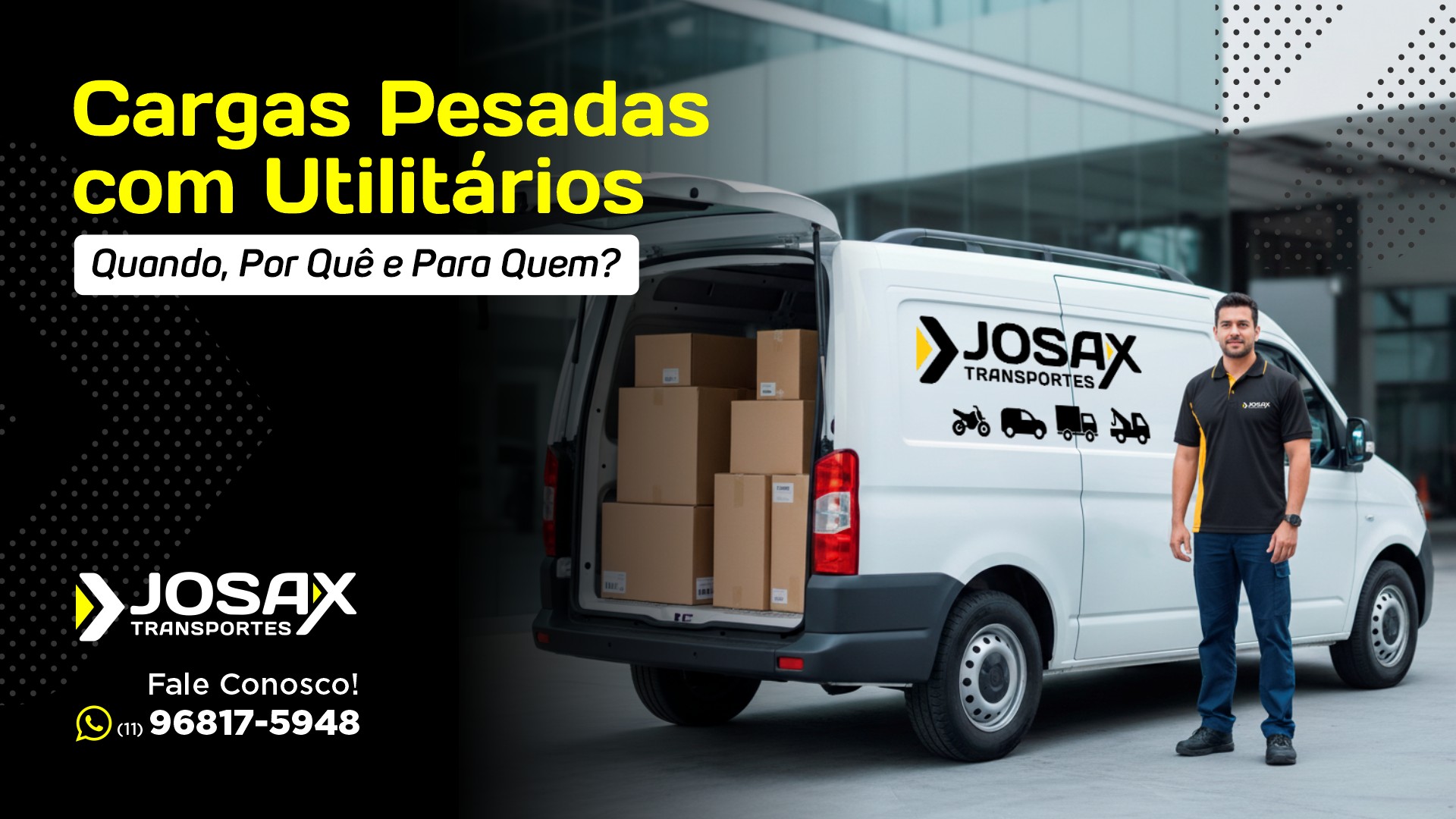 Cargas Pesadas com Utilitários: Quando, Por Quê e Para Quem? 