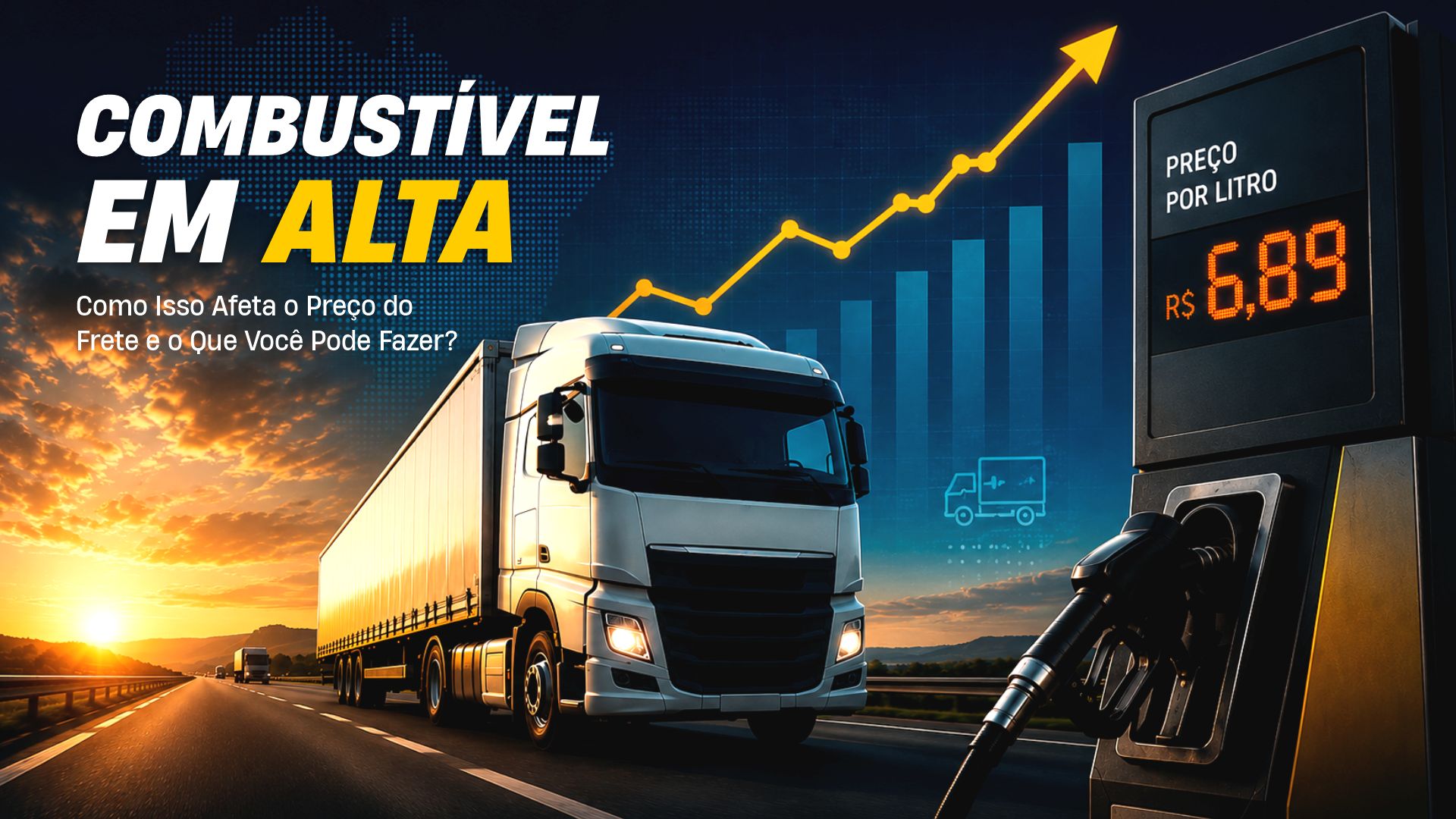 Combustível em alta impactando o preço do frete e o planejamento logístico das empresas