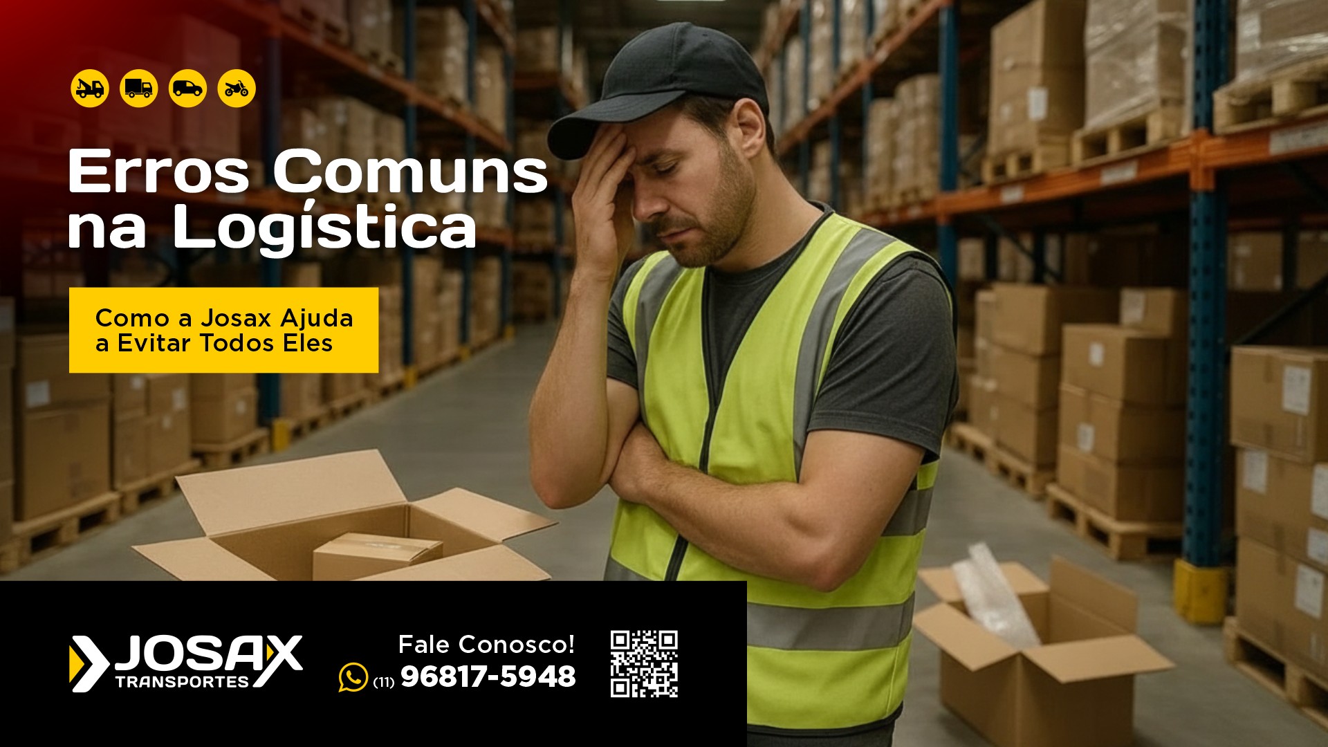 Erros Comuns na Logística e Como a Josax Ajuda a Evitar Todos Eles 