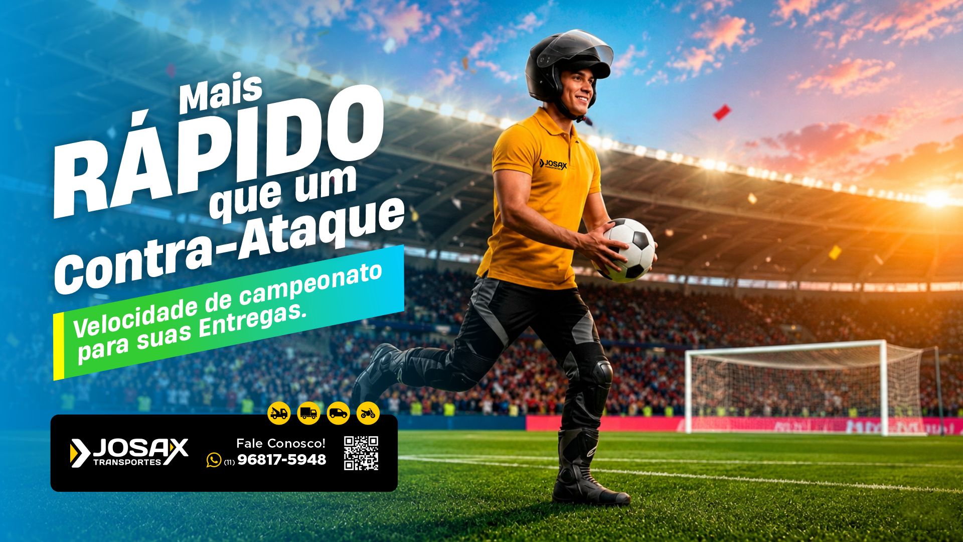 Entregas urgentes e transporte rápido para empresas com a Josax Transportes