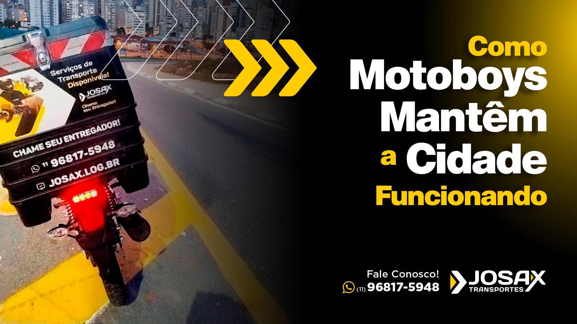 Como Motoboys Mantêm a Cidade Funcionando 