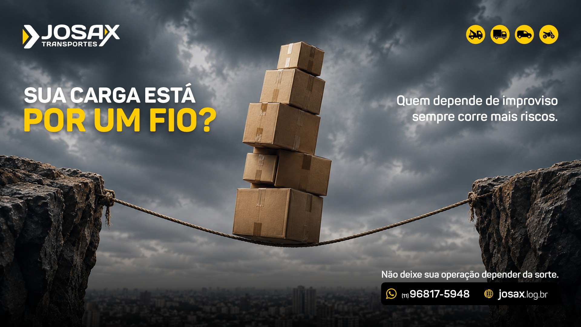 O jeitinho brasileiro não funciona na logística — transporte com processo e planejamento pela Josax